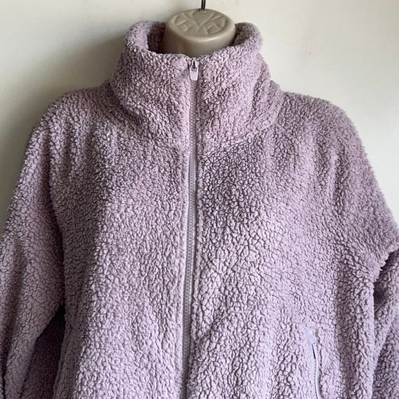 ATHLETA Shasta Purple Tugga Sherpa Warm Cozy Jacket (#486693) Size Medium - Picture 5 of 16